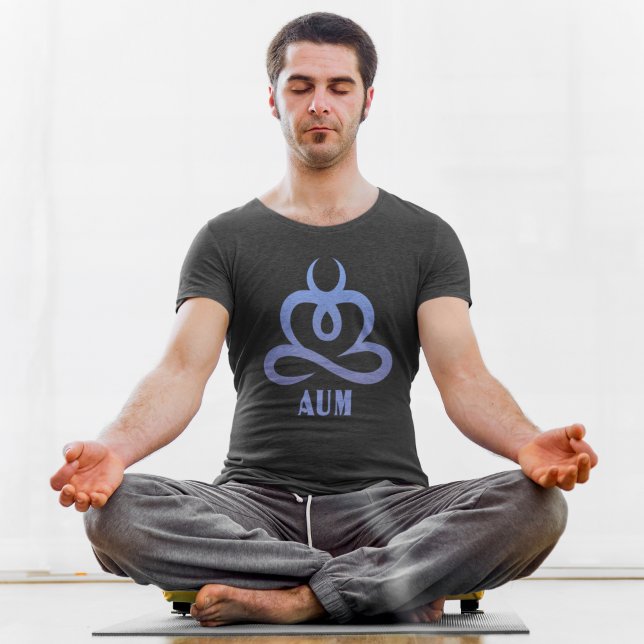 Camiseta AUM Lotus Meditation Yoga Design (Criador carregado)