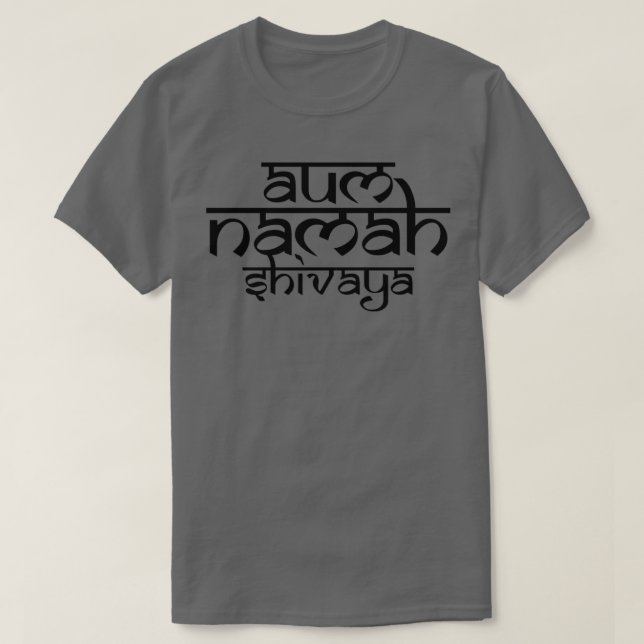 Camiseta Aum Namah Shivaya (Frente do Design)
