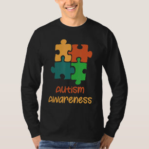 Camiseta Aumentando o Suporte Mês de Consciência do Autismo
