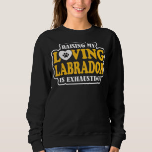 Camiseta Aumentar Meu Amável Labrador Está Escavando Propri
