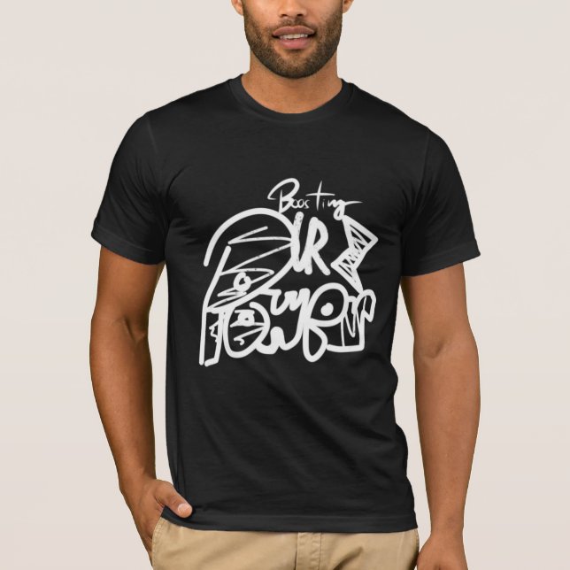 Camiseta aumentar o seu poder (Frente)
