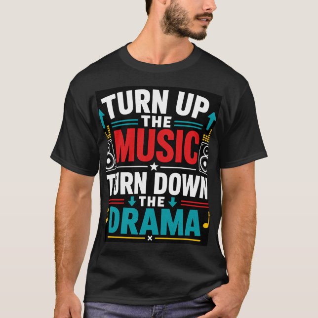 Camiseta Aumente a Música (Frente)