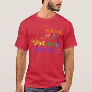 Camiseta Aumente Através Do Que Você Atravessa A Neurodiver