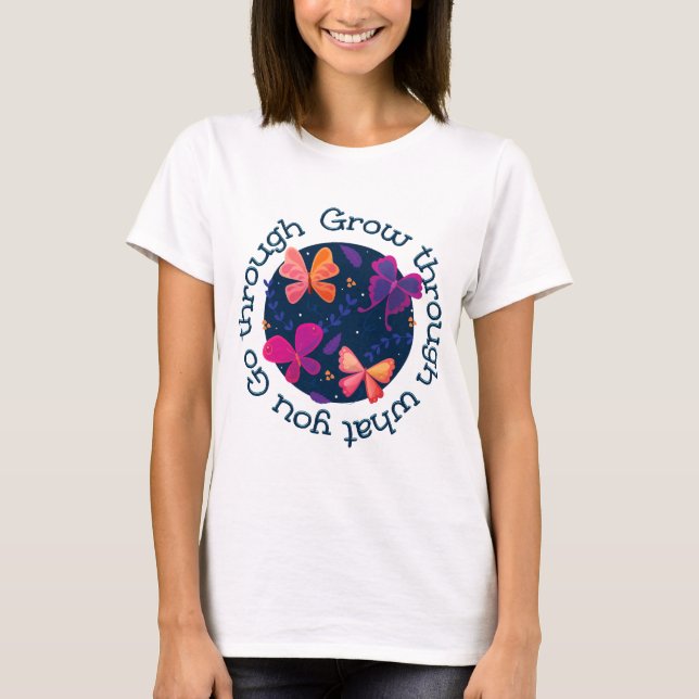 Camiseta Aumente através do que você passa (Frente)