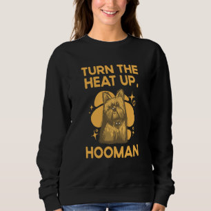 Camiseta Aumente o Calor Humano Yorkshire Terrier Cão Raça