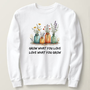 Camiseta Aumente o que você ama Jardinagem