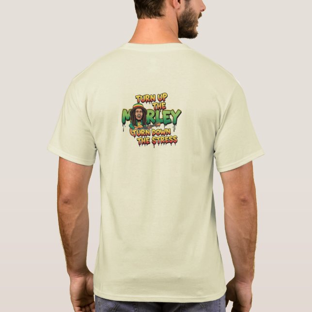 Camiseta Aumente o salão e abaixe o estresse (Verso)