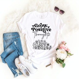Camiseta Aumente os pensamentos positivos