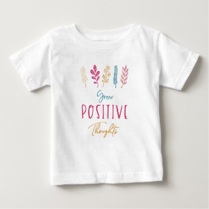 Camiseta Aumente os pensamentos positivos, aspas inspiracio