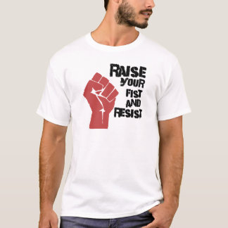 Camiseta Aumente seu punho e resista-o