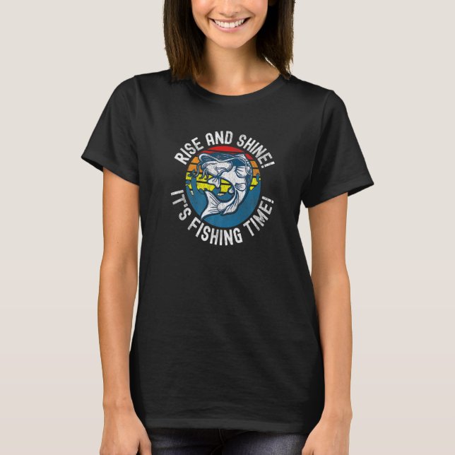 Camiseta Aumento Da Pesca E Redução Do Tempo De Pesca (Frente)