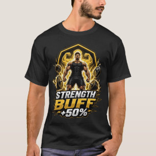 Camiseta Aumento de Força +50%: Jogos de RPG e Levantamento