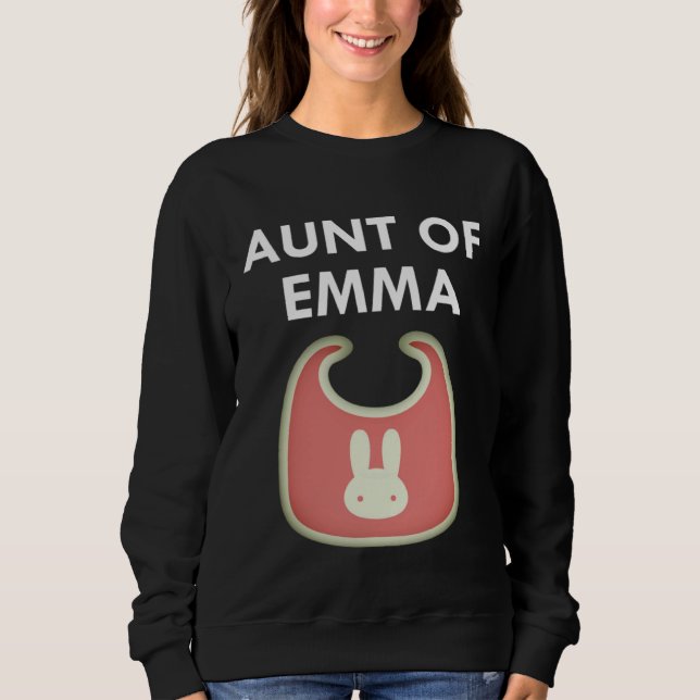 Camiseta Aunt Baby Emma Newborn Girl Individual (Frente)