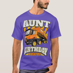 Camiseta Aunt - Dump Truck Birthday Crew 