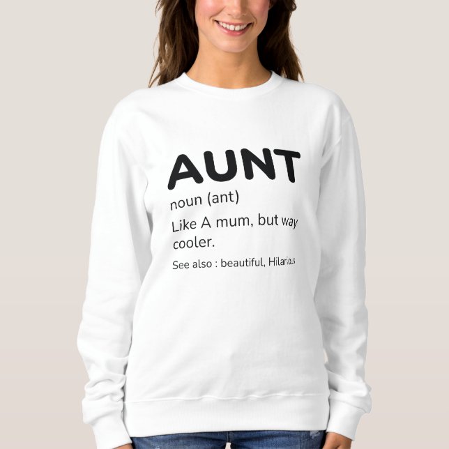 Camiseta Aunt Noun (Frente)