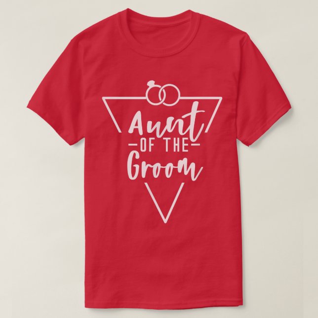 Camiseta Aunt Of The GroomBachelorette Matching Group Cute5 (Frente do Design)