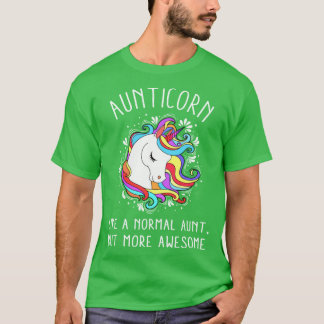 CAMISETA AUNTICORN DEFINITION MEANING LIKE A NORMAL AUNT ON