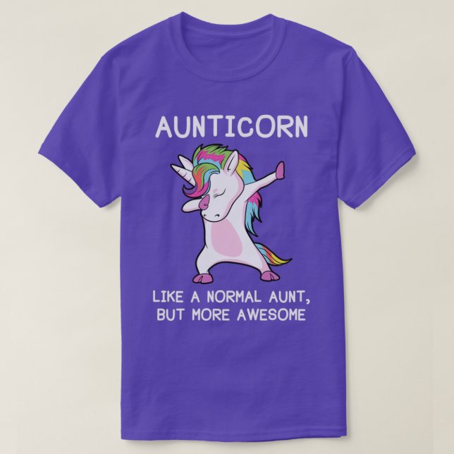 Camiseta Aunticorn Unicorn tia Essential (Frente do Design)