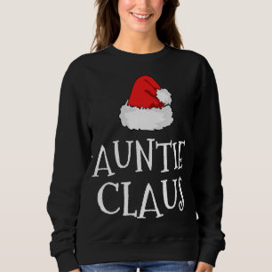 Camiseta Auntie Claus Christmas Hat Family Group Combinação