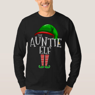 Camiseta Auntie Elf Group Correspondente Presente de Natal