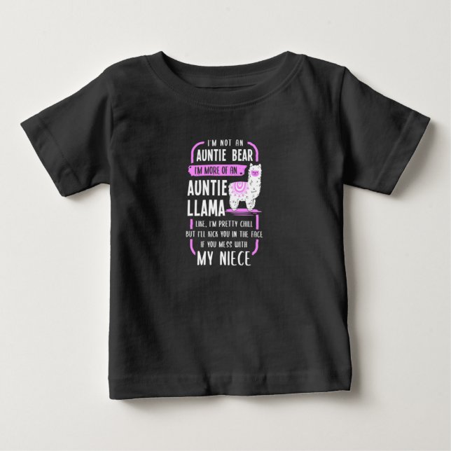Camiseta Auntie Llama (Frente)