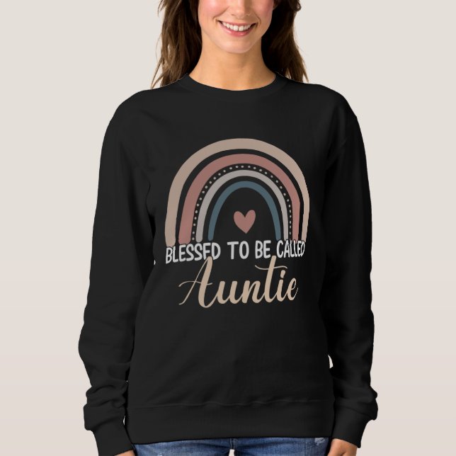 Camiseta Auntie Mothers Day Blessed To Be Called Auntie Rai (Frente)
