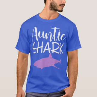 Camiseta Auntie Shark Sister Family Shark Lover