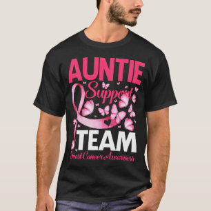 Camiseta AUNTIE Support Team presentes Sensibilização para 