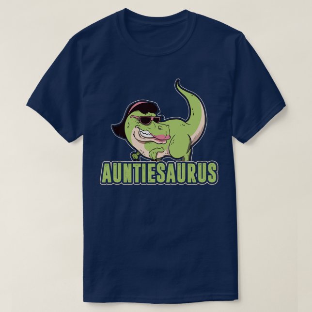 Camiseta Auntiesaurus Aunt (Frente do Design)