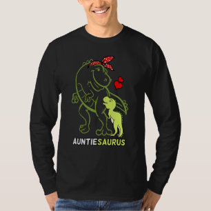 Camiseta Auntiesaurus Auntie Tyrannosaurus Dinosaur Baby