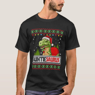 Camiseta Auntiesaurus Engraçado Tia Dinossauro Feia Natal