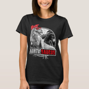 Camiseta Auntiesaurus T-Rex tia Dinossaur