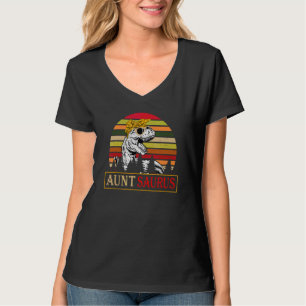 Camiseta Auntsaurus Rex Dinosaur Tia Saurus Familiares Mães