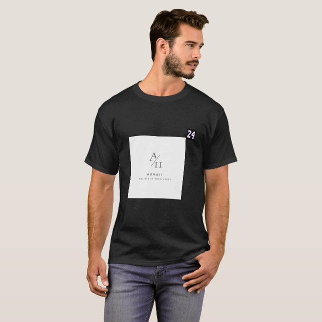 Camiseta Aura11 Acredite em suas vibrações (Frente Completa)