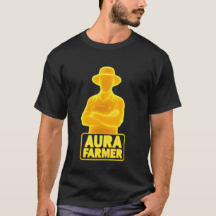 Camiseta Aura Agricultor Meme Engraçado Humor Geração Z Hom