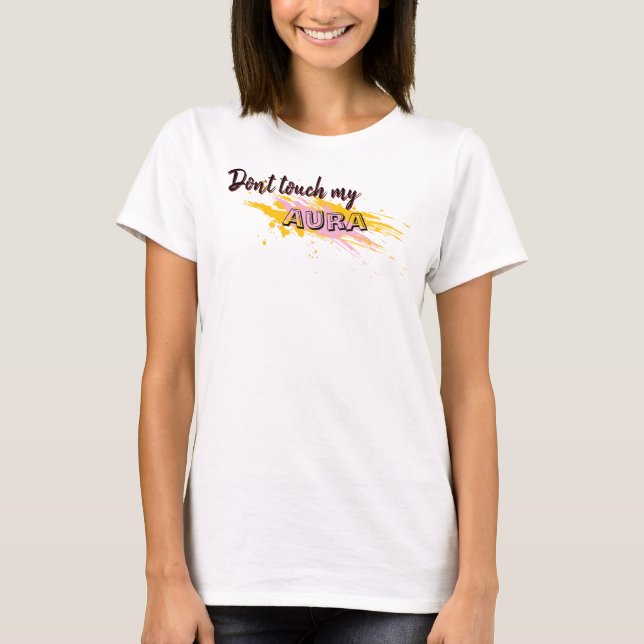 Camiseta AURA | Camiseta com Vibração de Gradiente (Frente)