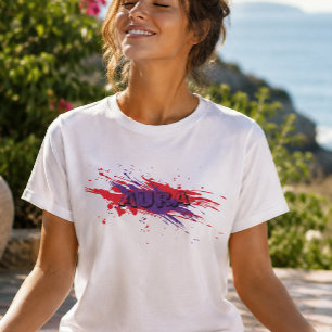 Camiseta AURA Camiseta Vibe Gradiente Moderna