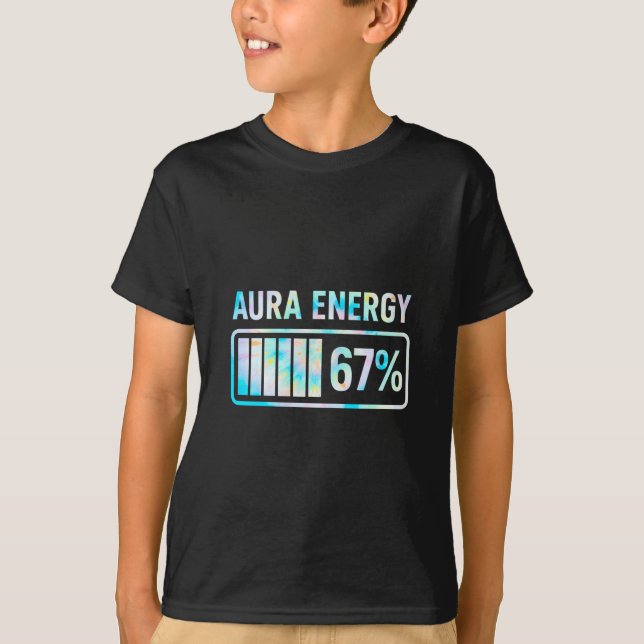 Camiseta Aura Energy 67 67 Seis Sete Memes (Frente)