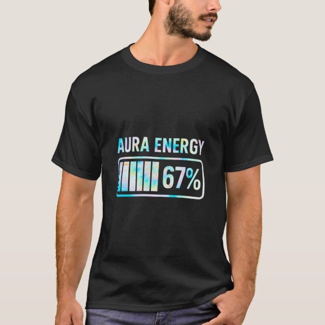 Camiseta Aura Energy 67 67 Six Seven Meme  (Frente)
