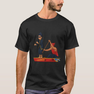 Camiseta Aura Farming Boy Dancing on Boat Meme Trendy Indon