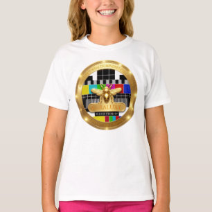 Camiseta Auraluxy "Sucesso ao Carregar" Abelha Dourada Prem