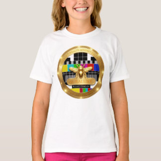 Camiseta Auraluxy "Sucesso ao Carregar" Abelha Dourada Prem