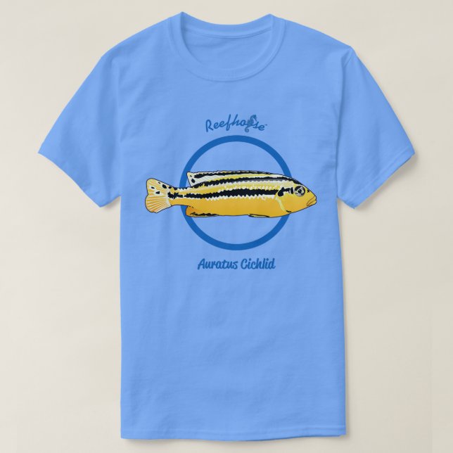 Camiseta Auratus Cichlid (Frente do Design)