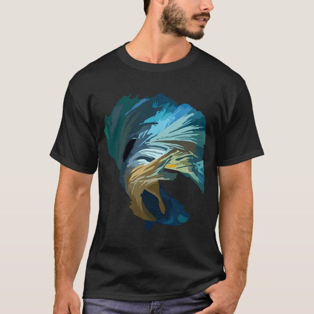 Camiseta aurora azul (Frente)