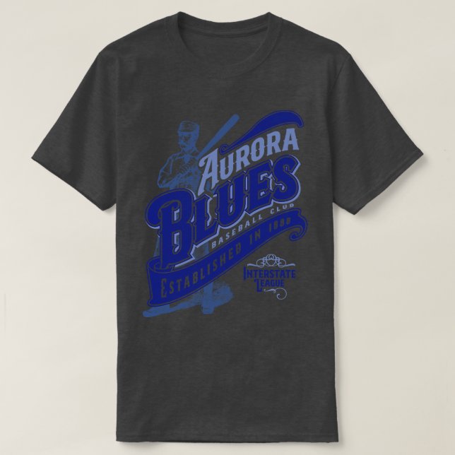 Camiseta Aurora Blues (Frente do Design)