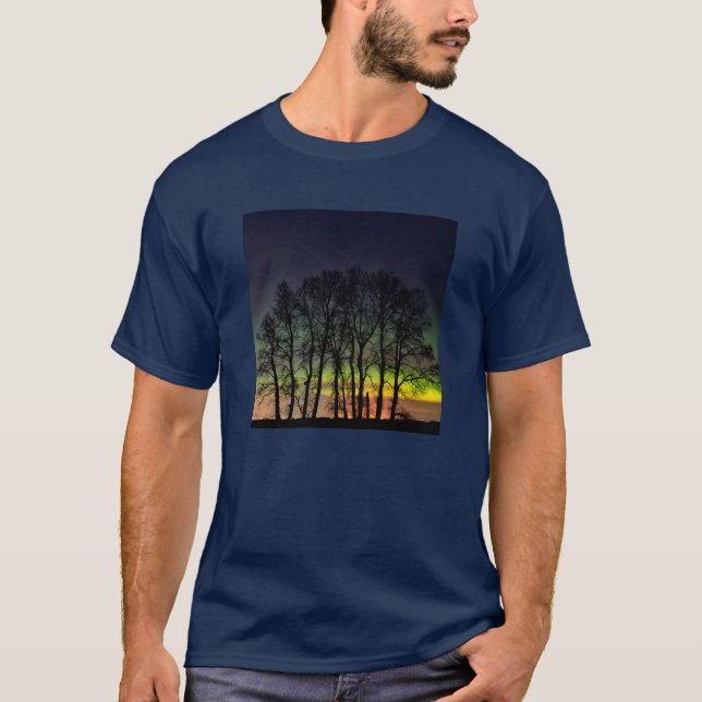 Camiseta Aurora Boreal | Manitoba Canadá Grande Pointe (Frente)