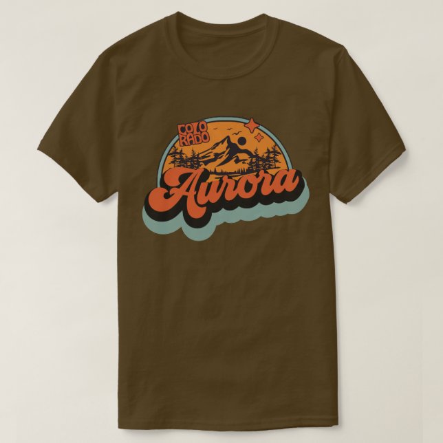 Camiseta Aurora, Colorado (Frente do Design)