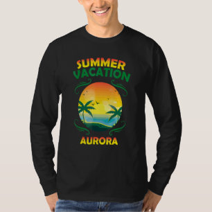 Camiseta Aurora de Férias de Verão