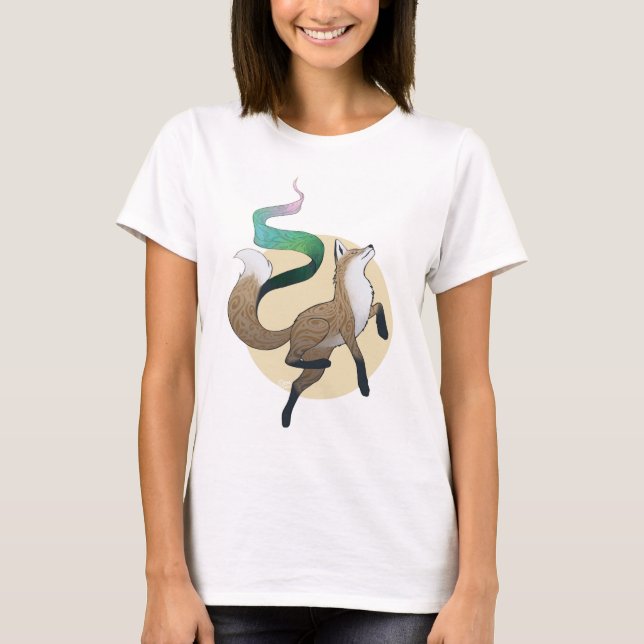 Camiseta Aurora Fox Slouchy T Shirt (Frente)