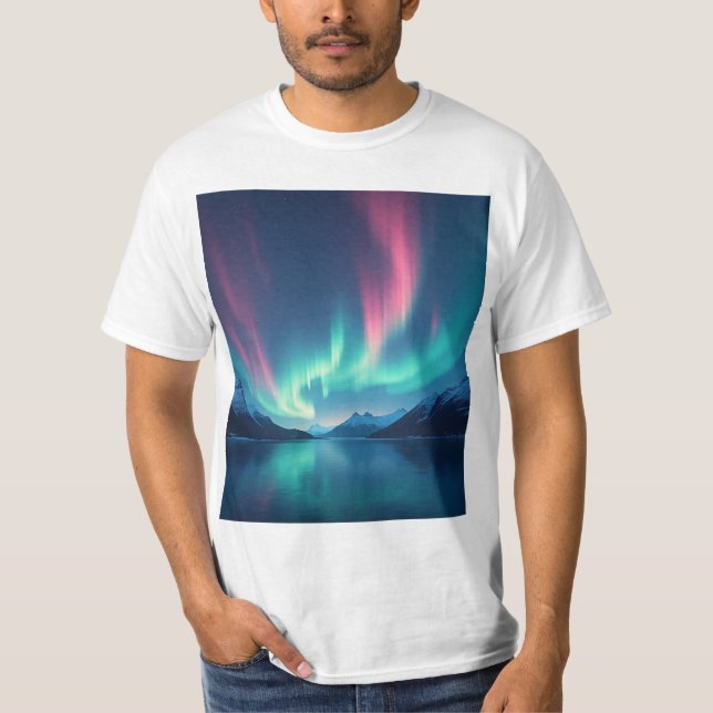 Camiseta Aurora Islandesa (Frente)